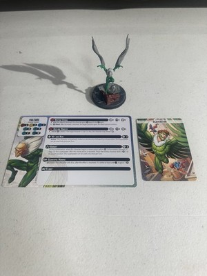 Marvel Crisis Protocol Vulture Painted With Character & Tactic Cards