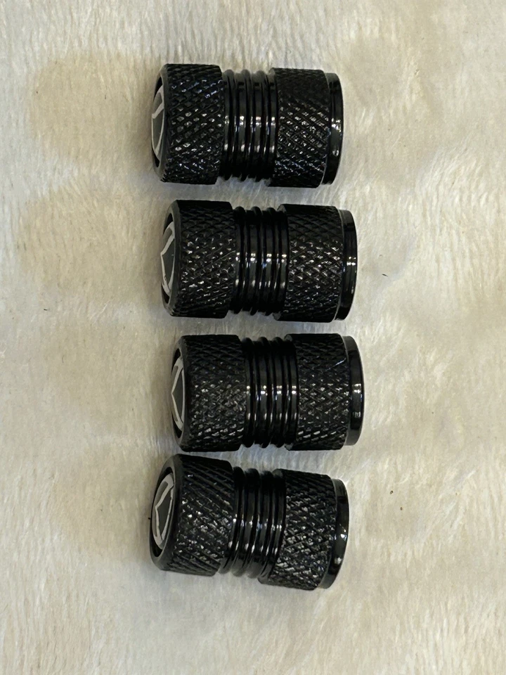 Mazda Leather Keychain And Set Of 4 Valve Stem Caps - Image 3 of 4