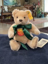 STEIFF Autographed Mohair Teddy Bear 8 Inch Made In GERMANY. BRAND NEW