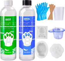 Silicone Mould Making Kit - 1.2L / 46Oz Liquid Silicone Rubber for DIY - GREEN