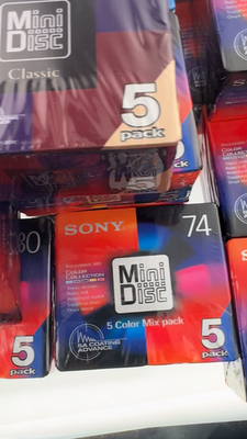 NEUF Pack 10X Sony Minidisc MD Mini Disc 74 Min Minutes Vierges Blister - Photo, audio & vidéo NEUF Pack 10X Sony Minidisc MD Mini Disc 74 Min Minutes Vierges Blister - Photo, audio & vidéo
