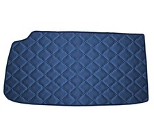 Dunkelblau Gestepptes Öko Leder Kofferraumteppich für Mercedes SL R107 cabrio 19