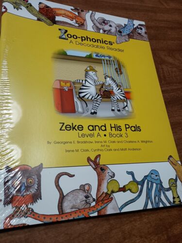 Zoo-Phonics Pre-school Decodable Reader Level A Book 3 "Zeke And His Pals" - Picture 2 of 3