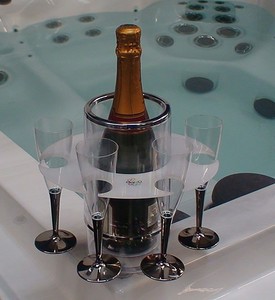 Hot tub spa grip o bottle drinks glass holder boat / camping ... Glass idromassaggio spa