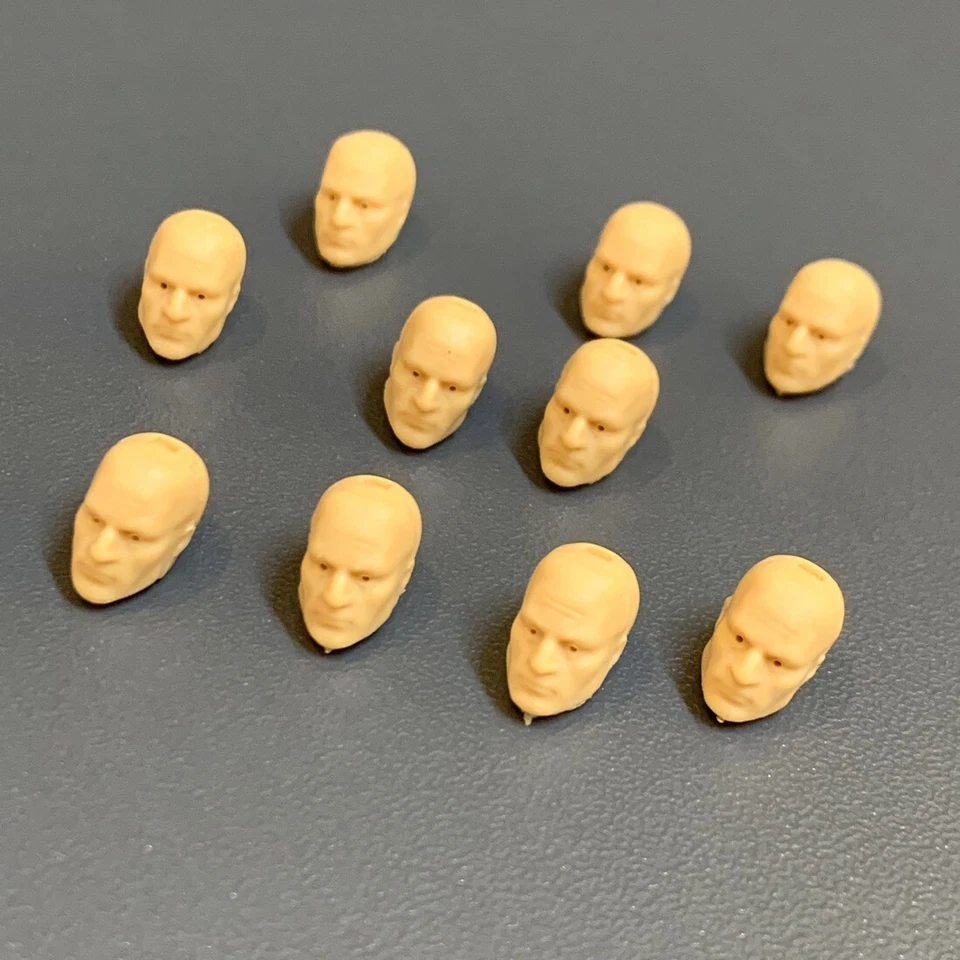 Lot 10 Head HALO Mega Bloks Construx Building Figure UNSC Game of Thrones COD 2W - Image 3 of 3