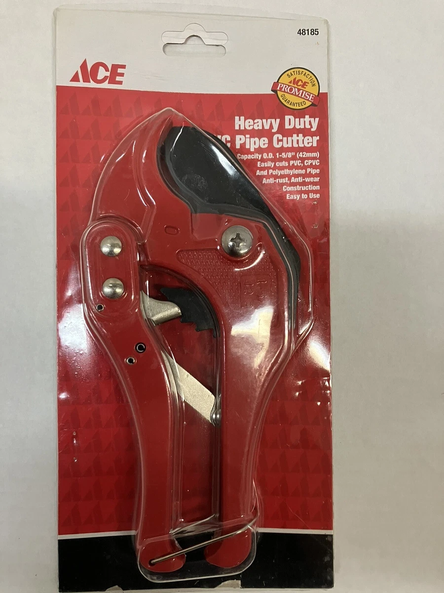 Ace Heavy Duty Ratcheting PVC PIPE Cutter 1 5 8