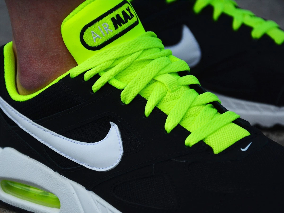 NIKE AIR MAX JUNIOR TRAINERS CLASSIC SPORTS SHOES SIZE SNEAKERS BLACK/VOLT |