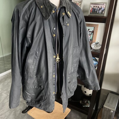 Barbour Bedale Thornproof Vintage A105 Navy Blue 46 XL Jacket