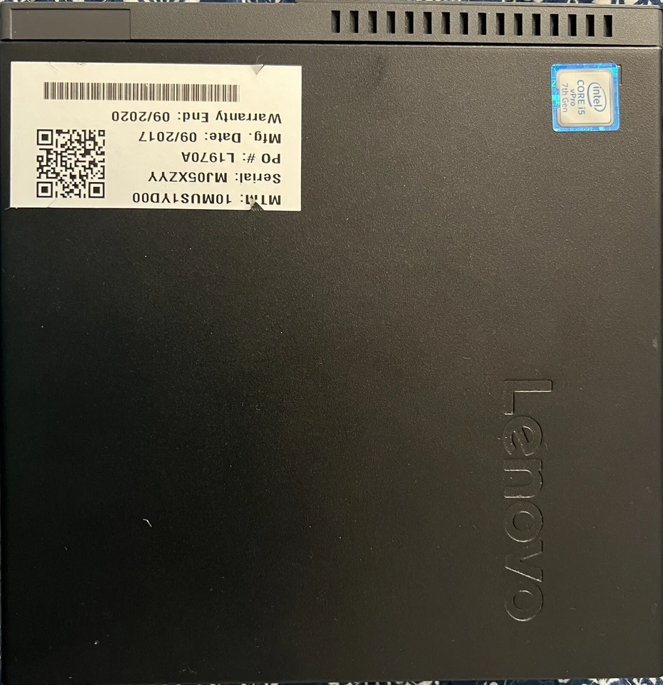Lenovo ThinkCentre M910q (256GB, Intel Core i5 7th Gen., 16GB) Win 10 Tiny - Image 4 of 4