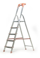 Scala alluminio 3 4 5 6 7 gradini per casa ufficio lavoro MAX 150 KG SUPER OFFER