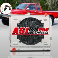 3 Row Radiator Shroud Fan+ Relay For 1984-95 Toyota Pickup DLX 4 Runner SR5 2.4L