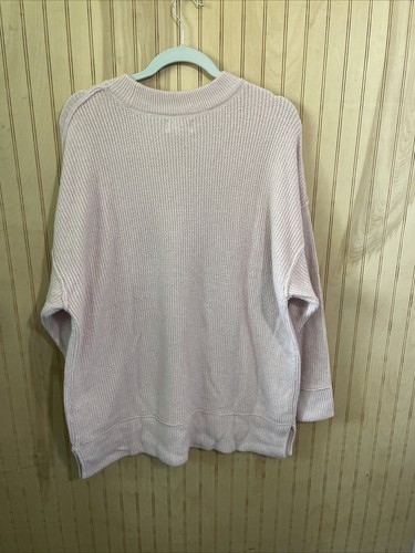 Aerie NWT | Light Pink Long Sleeve Oversized Fuzzy Soft Womens Sweater | small - Picture 4 of 6