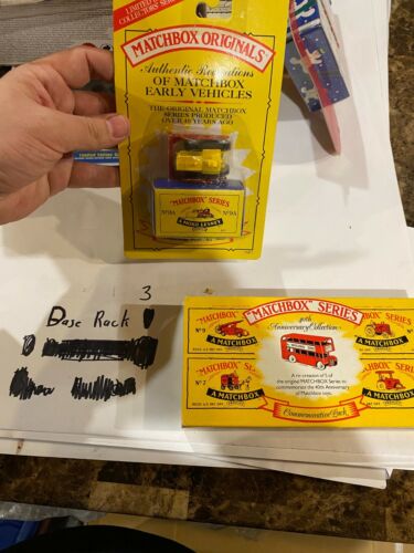 MATCHBOX Series 40th Anniversary Collection Commemorative Pack PLUS 18A Bulldoze