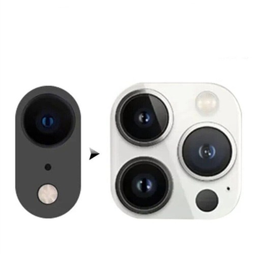 Metal Fake Mod Camera Lens Glass Film Fr iPhone XR Second Change to 13Pro 14Pro - Picture 7 of 21