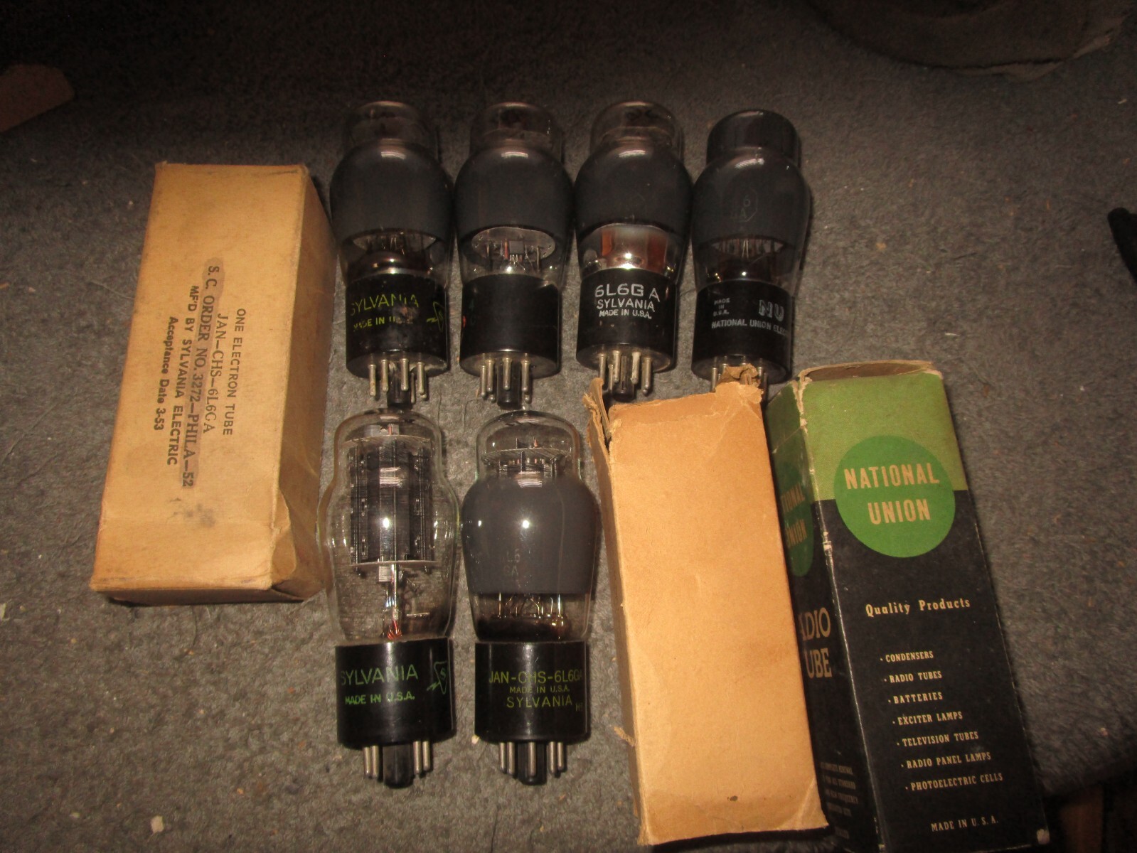 (9) NOS NIB to Strong Sylvanai & Other 6L6GA  Guitar     Audio  Tubes