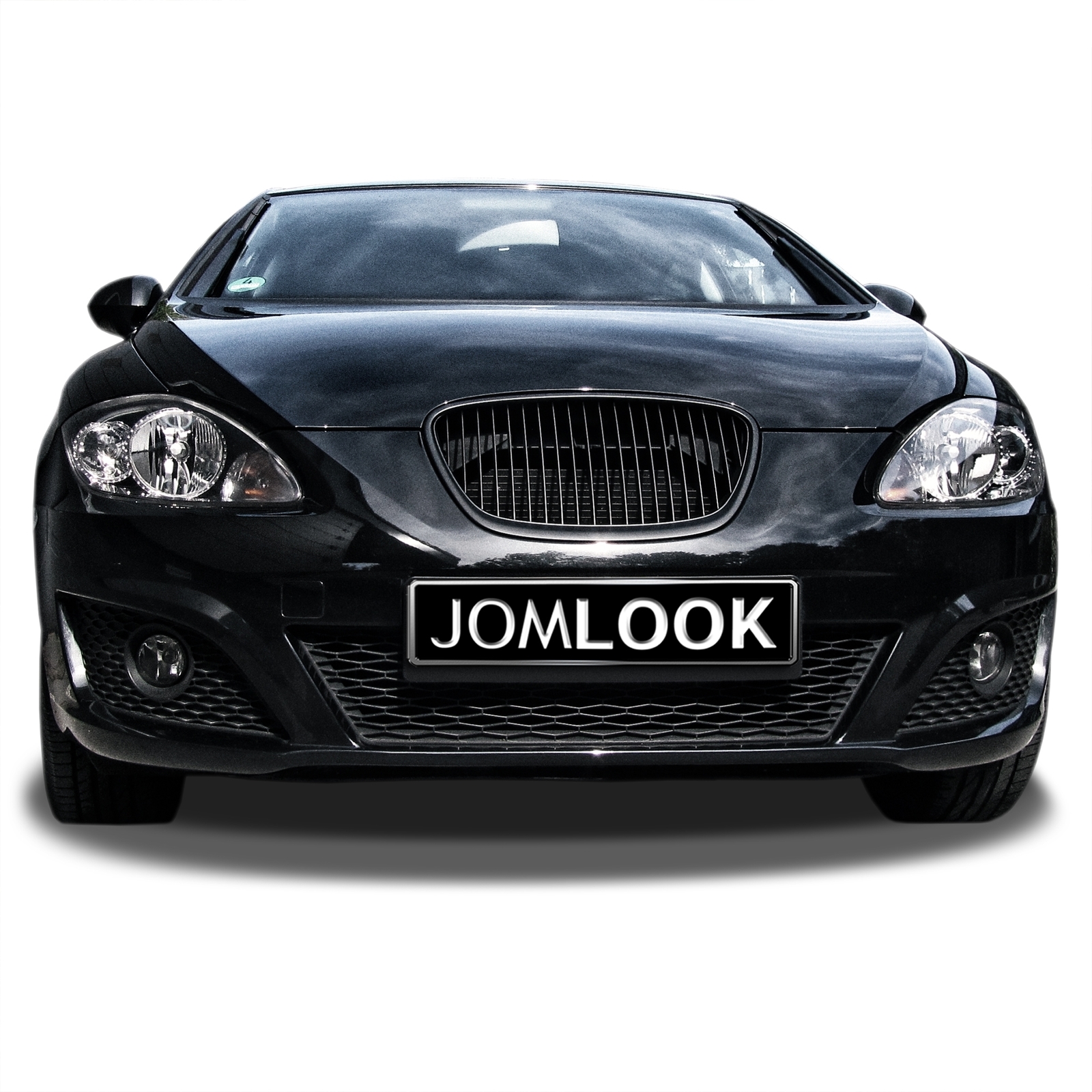 Calandre Seat Leon 1P de 2009 à 2012 grille avant sans emblème pour Altea 5P noire