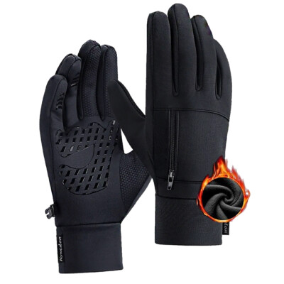 #ad Winter Gloves Waterproof Thermal Gloves Cold Weather Gloves with Small Pocket $10.99