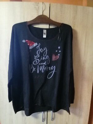 Tredy Sweatshirt  mit Weihnachtsmotiv  Gr. 3 entspricht Gr. 42/44