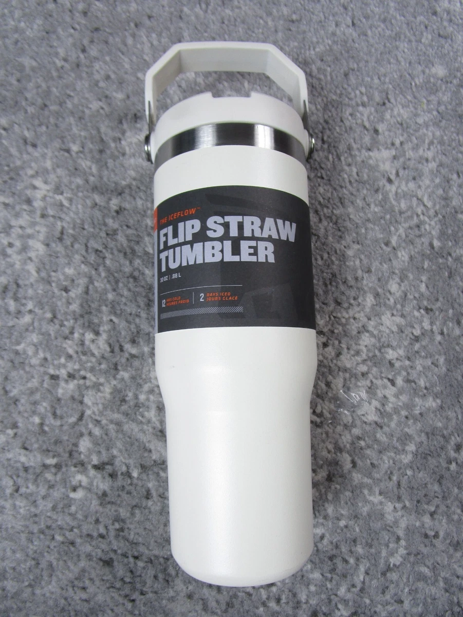 The IceFlow Flip Straw Tumbler, 30 OZ, Insulated Water