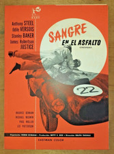 CHECKPOINT (1956), Sangre En El Asfalto, Anthony Steel, Pressbook #173
