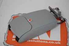 Jaguar XJ XJR armrest Dove centre console lid grey stitch 2006-2014 CUP HOLDERS