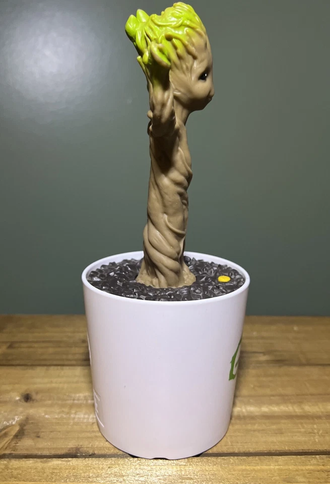 I Am Groot 9.5 英寸盆栽植物唱歌跳舞漫威银河护卫队测试 — 第 2/4 张图片