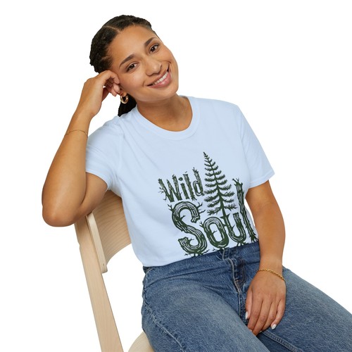 Wild Soul T-Shirt, Nature Lover Gift, Camping Tee, Hiking Tee, Outdoors Tee - Picture 24 of 41
