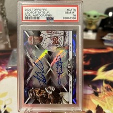2022 Topps Fire 🔥 Juan Soto/Fernando Tatis Jr. Dual Auto /10 ⚾️