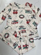 Christmas Vintage Car 6-9M Bamboo Lounge Set- Little Snuggles- FINAL Sale