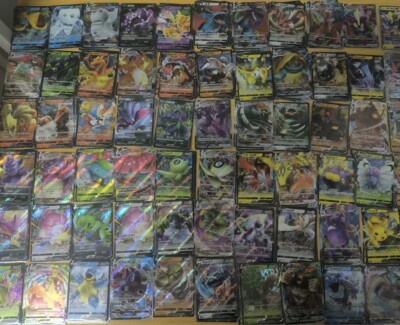 Pokemon TCG S-Chinese Pokémon PTCG RR RRR HOLO Rare Cards Lot 100 PCS No-repeat.