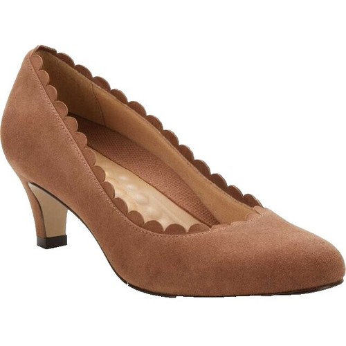 DEER STAGS Mens Brown Goring Perforated Mikey Round Toe  display picture 1