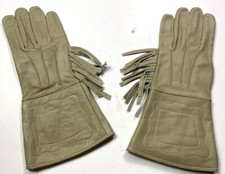 INDIAN WARS US ARMY CAVALRY LEATHER GAUNTLETS GLOVES W/FRINGES-MEDIUM