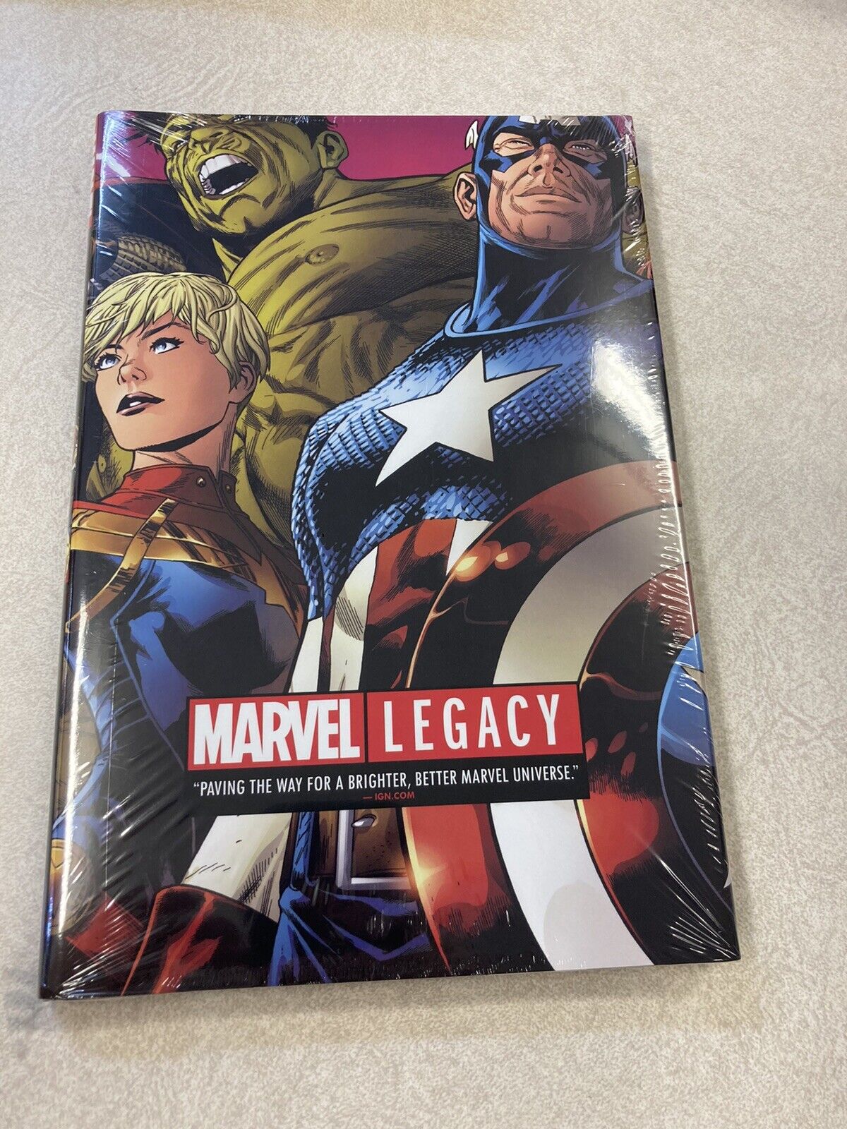 Marvel Legacy Captain America Hulk Iron Man Marvel HC Hard Cover New Sealed 