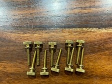6-32 x 3/4" Brass Thumb Screws mechanical applications. 10 Pieces
