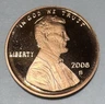 2008-S Lincoln Memorial 1cent Proof Penny from US Proof Set. Last Year Memorial!