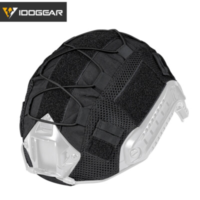 Cache-casque FAST Tactique – Airsoft, Chasse, Survie – Noir, Taille Unique, Neuf