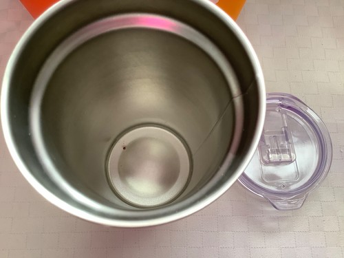 Dunkin 20 Unzen Edelstahl Thermo Reisebecher Weiß & Orange & 24 Unzen Sipper Tasse - Bild 10 von 24