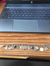 Vintage Bell System Sterling Charm Bracelet