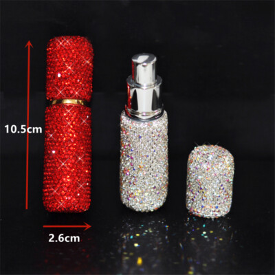 10ML Crystal Diamonds Perfume Atomizer Spray Bottle Refillable Handmade  - Main Image