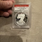2020-S American Silver Eagle  1oz Proof Coin PCGS PF70DCAM  First Day  Strike 11