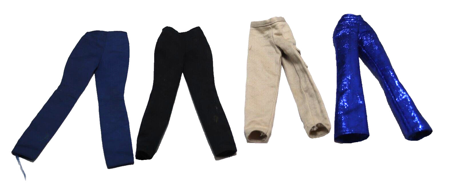 VTG Mattel Barbie Slacks Lot of 4 Bell Bottom Cargo Black St