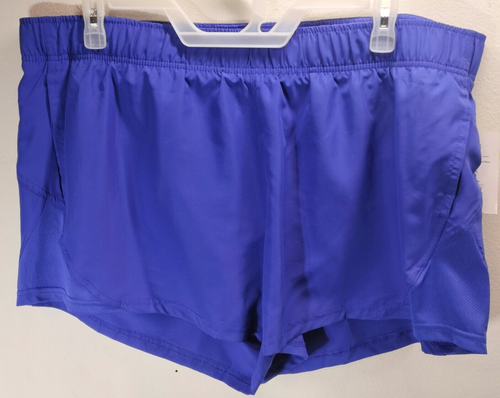 Athletic Works Womens Size XXXL (22) Purple Lined Shorts With Pockets NEW