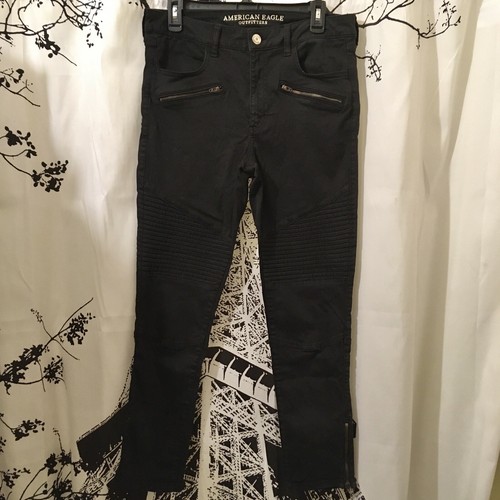 Multi Pocket Ribbed Panels Jeggings | eBay