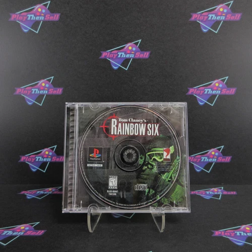 Tom Clancy's Rainbow Six PS1 PlayStation 1 - 1 Year Warranty Game & Case