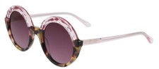 NEW Draper James DJ 7026 651 Blush Tortoise Sunglasses with Blush Lenses Case