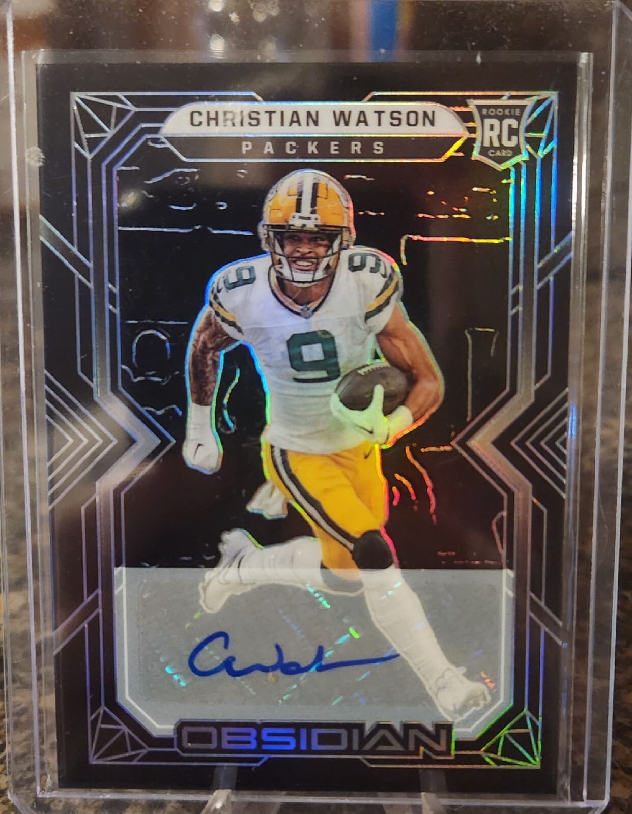 2022 PANINI OBSIDIAN ROOKIE AUTOGRAPH CHRISTIAN WATSON #164/199