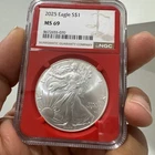 2025 $1 american silver eagle NGC MS69 Red Holder