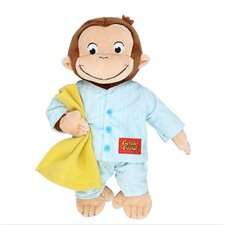 Curious George in Pajamas Monkey Stuffed Animal Plush Toys Soft Cute Cuddle