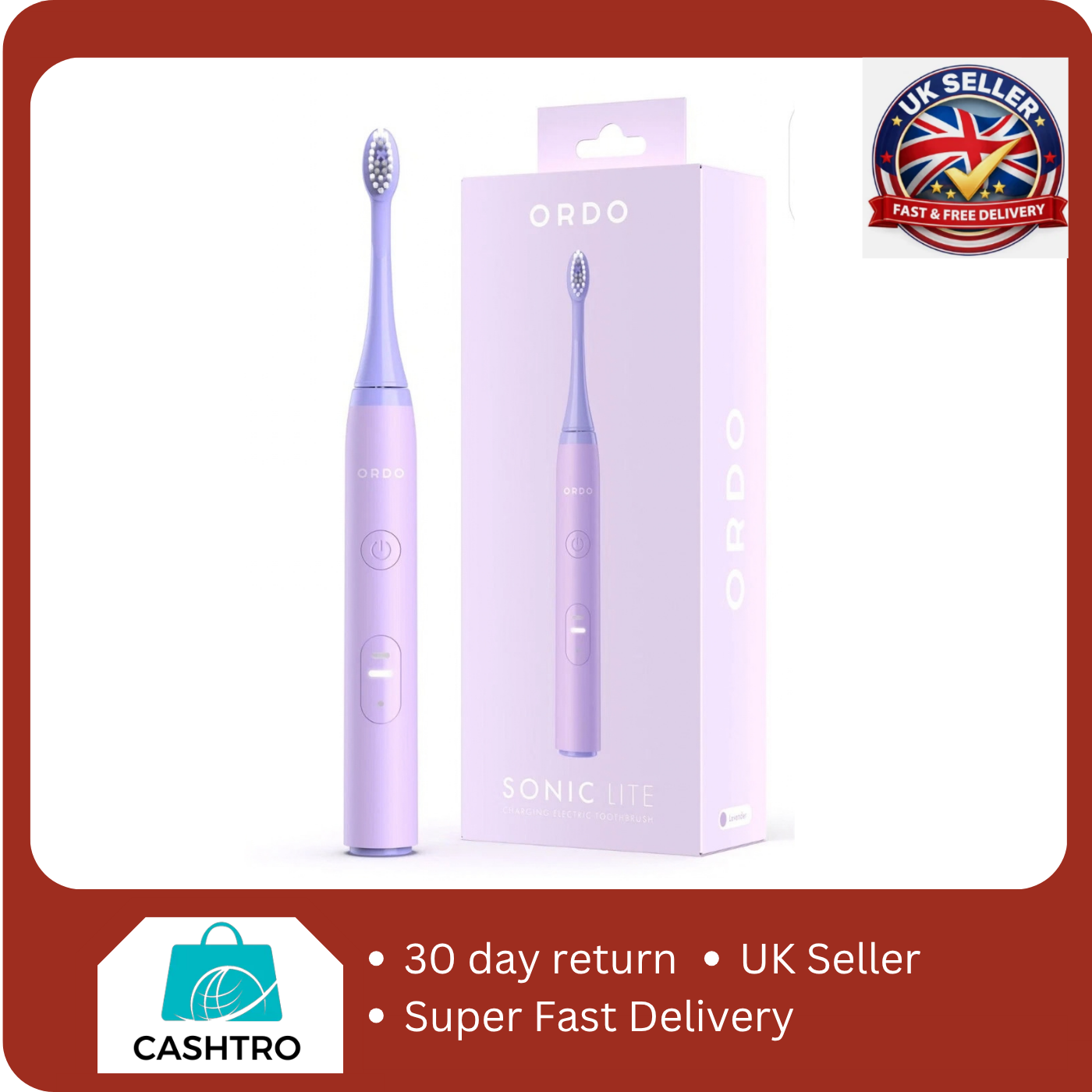 Ordo Lavender Sonic Lite Electric Toothbrush - Image 2