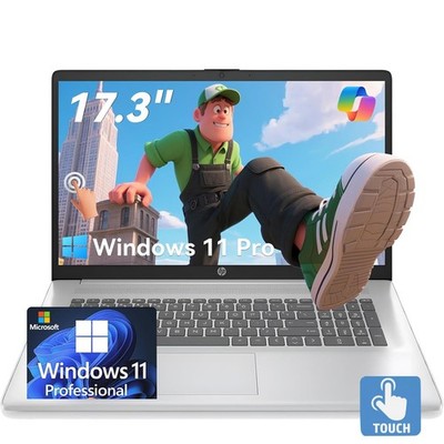 HP 17.3''Touch HD+ 250 nits Laptop,10Core i7-1355U,32 1TB SSD +Win11 Pro US